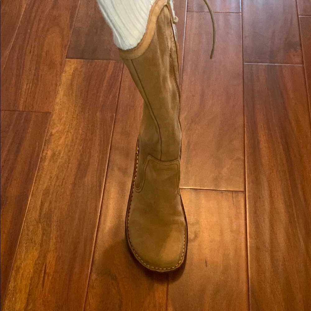 Women's Tan Knee-High Boots - Picture 2 of 5